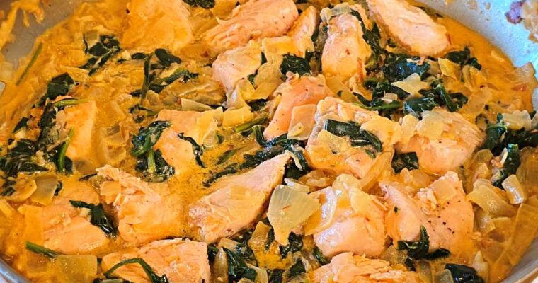 Salmón en salsa