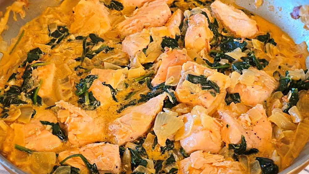 Salmón en salsa